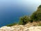 An amazing caption of the panoramic view to the ligurian seaside in winter days