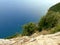 An amazing caption of the panoramic view to the ligurian seaside in winter days