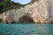 Amazing cave at cliff of Kefalonia island, Greece