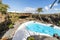 Amazing cave, pool, natural auditorium, salty lake designed by Cesar Manrique in volcanic tunnel called Jameos del Agua in