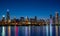 Amazing Chicago skyline in the evening - CHICAGO, USA - JUNE 12, 2019