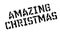 Amazing Christmas rubber stamp