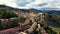 Amazing cityscape of Novara di Sicilia town. Aerial view of Novara di Sicilia, Sicily, Italy, Europe. Mountain village Novara di