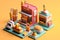 Amazing and Classy Illustration of Food Restaurant AI Generated