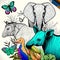 An Amazing Coloring Book of Animals for Kids. AI