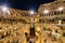 Amazing colosseum stadium interior illuminated at night