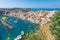 Amazing colourful Procida in sunny summer day