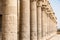 Amazing columns in the Temple of Isis, Agilkia island moved from Philae island, Aswan, Egypt