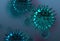 Amazing Covid-19 illustration , Corona, Coronavirus. Virus background. Pandemic.