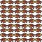 The Amazing of Cute Fish Cartoon Funny Character, Pattern Wallpaper