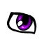 Amazing Dark Purple Eye