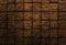 Amazing detailed closeup view of dark bronze color interior wall luxury background