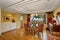 Amazing dining room interior in American classic style.