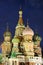 Amazing Domes of St. Basilâ€™s Under the Darkening Sky - Moscow