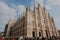 Amazing Duomo cathedral church of Milan