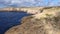 Amazing Dwerja Bay at the coast of Gozo Malta