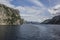 Amazing fjords view from cruise ship in Norway / Scandinavia