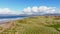 Amazing flight over the Irish coast on a sunny day