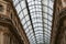 Amazing galleria Vittorio Emanuele II from inside the arcade.