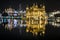 The amazing Golden Temple at Amritsar, the most sacred icon and worship place of Sikh religion.