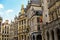 Amazing Grand Place buildings in Brussels, central square in Belgium.