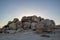 Amazing granite stone and boulders, loose in the desert