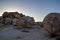 Amazing granite stone and boulders, loose in the desert