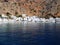 Amazing Greek island with super beach background wallpaper fine prints