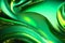 An amazing green background. Emerald Symphony. The Mesmerizing Green Liquid. Generative AI