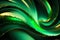 An amazing green background. Emerald Symphony. The Mesmerizing Green Liquid. Generative AI