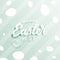 Amazing happy easter celebration background with eggs