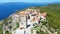 Amazing historical town of Lubenice on the high cliff, Cres island in Croatia