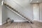 Amazing home features stainless steel staircase