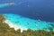 Amazing Honeymoon Beach at Similan Island Aerial View From Above. Andaman, Thailand. Travel, summer, vacation and