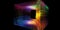 amazing hypercube spaceship timewarp rainbow Tesseract generative AI