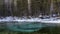 Amazing ice-free Geyser lake.  Altai