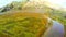 Amazing Iceland aerial footage of mountain landscape near Landmannalaugar