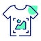 An Amazing icon of t shirt design, t shirt printing vector design
