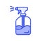 An amazing icon of water spray bottle, cleaning spray bottle vector design