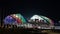 Amazing illuminated Olympic Stadium \\\