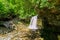 Amazing inviting view of Ontario, Niagara escarpment, Halton Hills water fall in woods