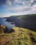 Amazing Irish coastline cliff& x27;s