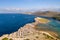 Amazing Kornati Islands national park panoramic aerial view