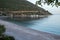 Amazing landscape of the Agia Kyriaki beach in the Kiparissi Lakonia village, Peloponnese, Zorakas Bay, Greece, evening - May 2019