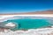 Amazing landscape at the Atacama Desert, one of Chile most impressive tourists destinations.
