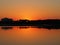 Amazing landscape of the beautiful salt flats during the sunset at Colonia de Sant Jordi, Ses Salines, Mallorca, Spain