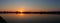 Amazing landscape of the beautiful salt flats during the sunset at Colonia de Sant Jordi, Ses Salines, Mallorca, Spain