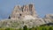 Amazing landscape at the Dolomites in Italy. View at Averau mountain the highest of the Nuvolau Group. Dolomites Unesco world heri