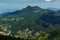 Amazing landscape of Green Hills near Krastova gora Cross Forest in Rhodope Mountains, Bulgaria