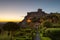 Amazing landscape from Marvao medieval castle at Sunset